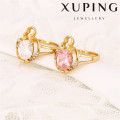 11942 xuping moda dedo ouro 18k capina anéis com pedra